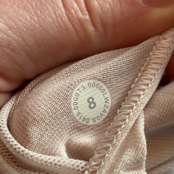 Lululemon Long Line Energy Bra in Blush Nude Size 8 - Picture 8 of 10